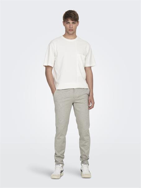 ONSMARK SLIM TAP 0209 MELANGE PANT NOOS chinchilla