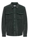 ONSMARLON 8W WASH CORD OVERSHIRT darkest spruce