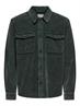 ONSMARLON 8W WASH CORD OVERSHIRT darkest spruce