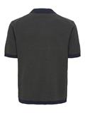ONSMATTEO REG SS ZIP POLO dark sapphire
