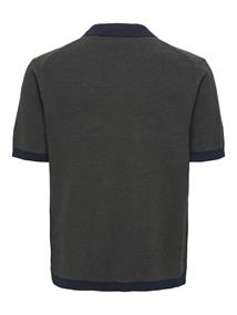 ONSMATTEO REG SS ZIP POLO dark sapphire