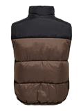 ONSMAVERICK PUFFER VEST OTW hot fudge