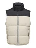 ONSMAVERICK PUFFER VEST OTW silver lining