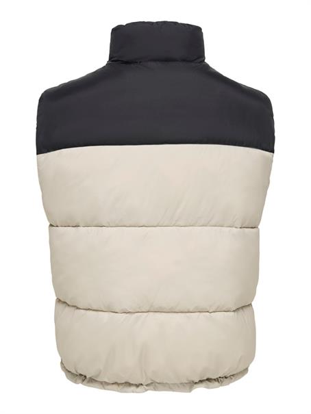 ONSMAVERICK PUFFER VEST OTW silver lining