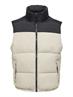 ONSMAVERICK PUFFER VEST OTW silver lining