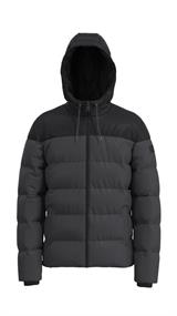ONSMELVIN LIFE HOOD PUFFER JACKET OTW VD black-grey pinstripe