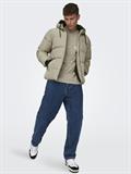 ONSMELVIN LIFE HOOD PUFFER JACKET OTW VD vintage khaki