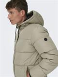 ONSMELVIN LIFE HOOD PUFFER JACKET OTW VD vintage khaki