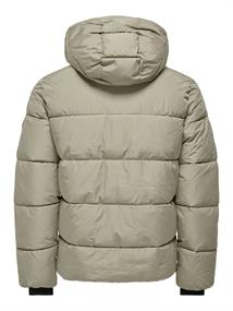 ONSMELVIN LIFE HOOD PUFFER JACKET OTW VD vintage khaki