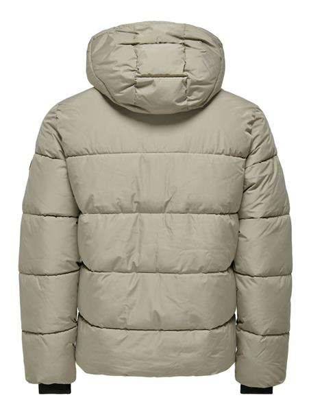 ONSMELVIN LIFE HOOD PUFFER JACKET OTW VD vintage khaki