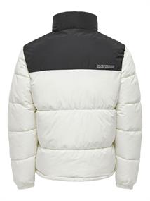ONSMELVIN LIFE LF PUFFER JACKET OTW VD antique white