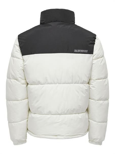 ONSMELVIN LIFE LF PUFFER JACKET OTW VD antique white