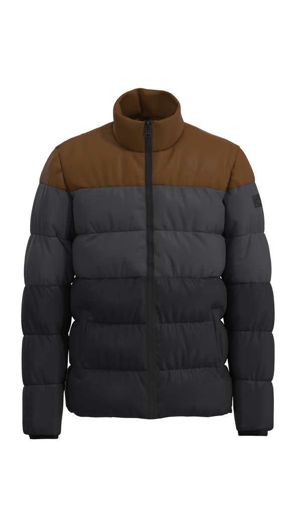 Only & Sons Herren Jacke 22019345 Monks Robe-grey Pinstripe-blac - größe