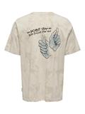 ONSMETALLICA RLX SS TEE VD summer sand