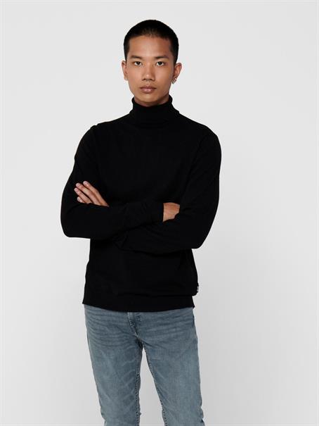 ONSMIKKEL 12 SOFT HIGH NECK KNIT black