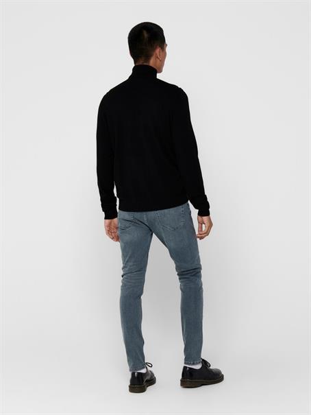 ONSMIKKEL 12 SOFT HIGH NECK KNIT black