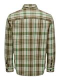 ONSMILO OVR CTN CHECK LS SHIRT teak
