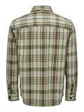 ONSMILO OVR CTN CHECK LS SHIRT teak
