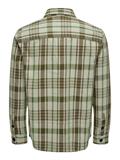 ONSMILO OVR CTN CHECK LS SHIRT teak