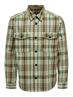 ONSMILO OVR CTN CHECK LS SHIRT teak