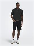 ONSMOON REG 12 SS POLO KNIT NOOS black