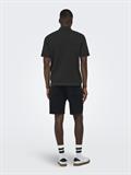 ONSMOON REG 12 SS POLO KNIT NOOS black