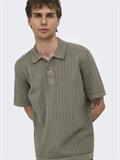 ONSMOON REG 12 SS POLO KNIT NOOS bungee cord