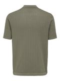 ONSMOON REG 12 SS POLO KNIT NOOS bungee cord