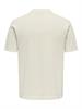 ONSMOON REG 12 SS POLO KNIT NOOS egret