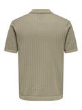 ONSMOON REG 12 SS POLO KNIT NOOS laurel oak