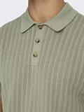 ONSMOON REG 12 SS POLO KNIT NOOS laurel oak