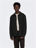 ONSNEWKODYL LS PATCH PKT OVERSHIRT NOOS black