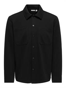 ONSNEWKODYL LS PATCH PKT OVERSHIRT NOOS black