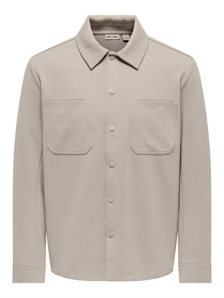 ONSNEWKODYL LS PATCH PKT OVERSHIRT NOOS vintage khaki