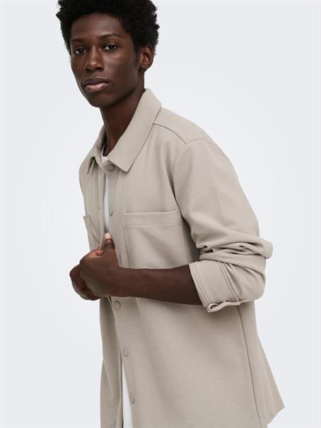 ONSNEWKODYL LS PATCH PKT OVERSHIRT NOOS vintage khaki