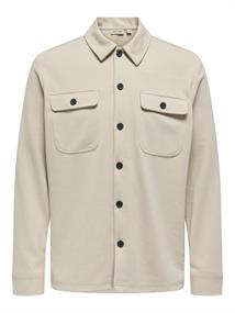 ONSNEWKODYL OVERSHIRT SWEAT NOOS silver lining