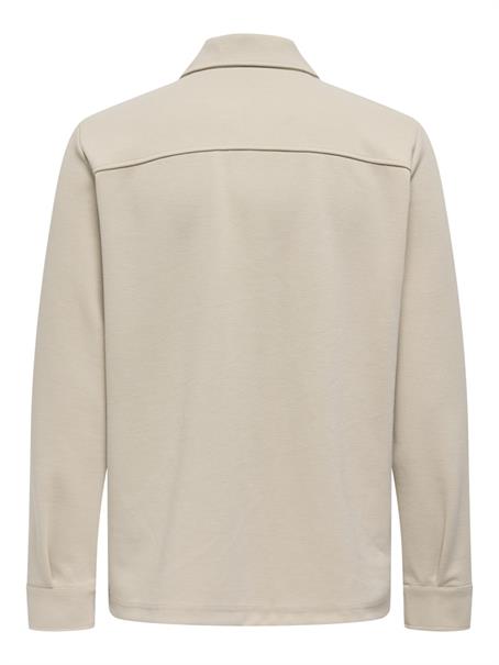 ONSNEWKODYL OVERSHIRT SWEAT NOOS silver lining