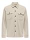 ONSNEWKODYL OVERSHIRT SWEAT NOOS silver lining