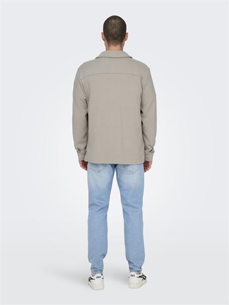 ONSNEWKODYL OVERSHIRT SWEAT NOOS vintage khaki