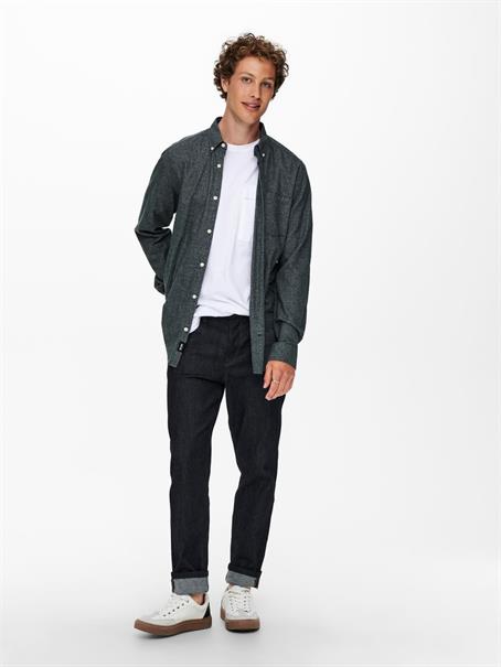 ONSNIKO LS MELANGE SHIRT peat