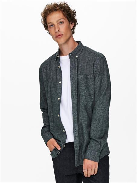 ONSNIKO LS MELANGE SHIRT peat