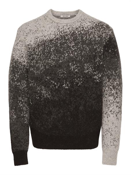 ONSOSCAR RLX CREW NECK KNIT silver lining
