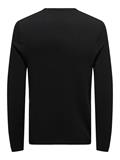 ONSPANTER REG 12 STRUC CREW KNIT NOOS black