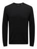 ONSPANTER REG 12 STRUC CREW KNIT NOOS black