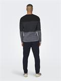 ONSPANTER REG 12 STRUC CREW KNIT NOOS dunkelblau2