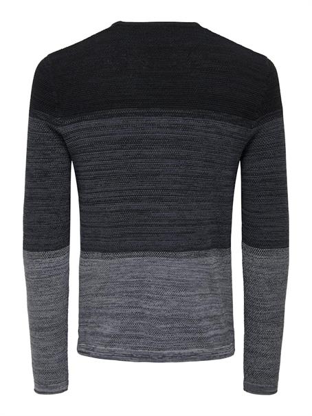 ONSPANTER REG 12 STRUC CREW KNIT NOOS dunkelblau2