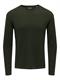ONSPANTER REG 12 STRUC CREW KNIT NOOS dunkelgrün1