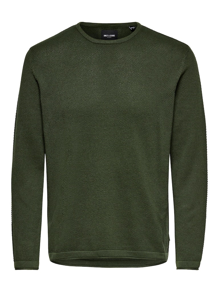 Only & Sons Herren Pullover 22016980 Olive Night - größe
