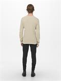 ONSPANTER REG 12 STRUC CREW KNIT NOOS silver lining