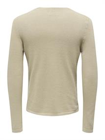 ONSPANTER REG 12 STRUC CREW KNIT NOOS silver lining